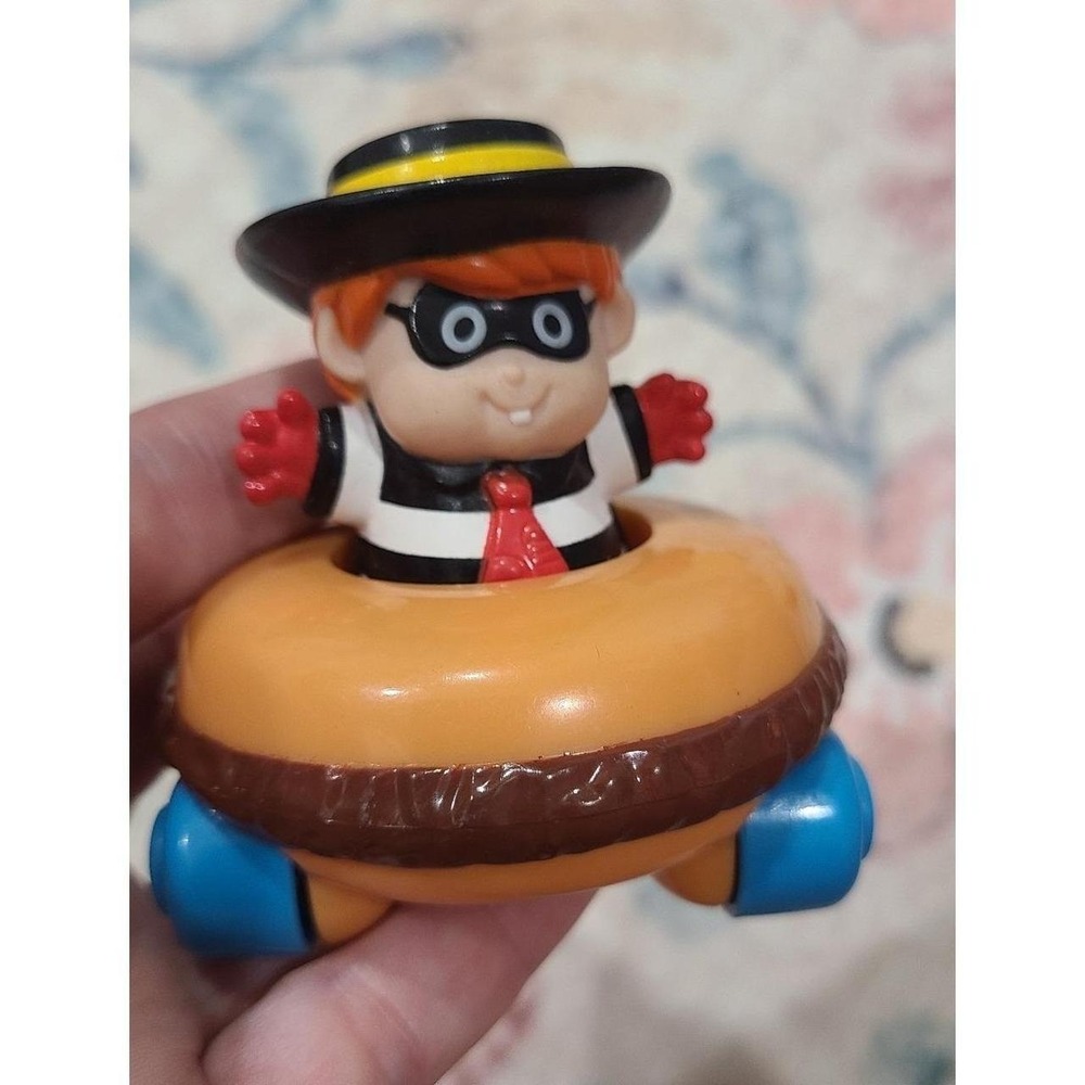 vintage 1996 McDonald's Happy Meal toy featuring the Hamburglar by Fischer Price